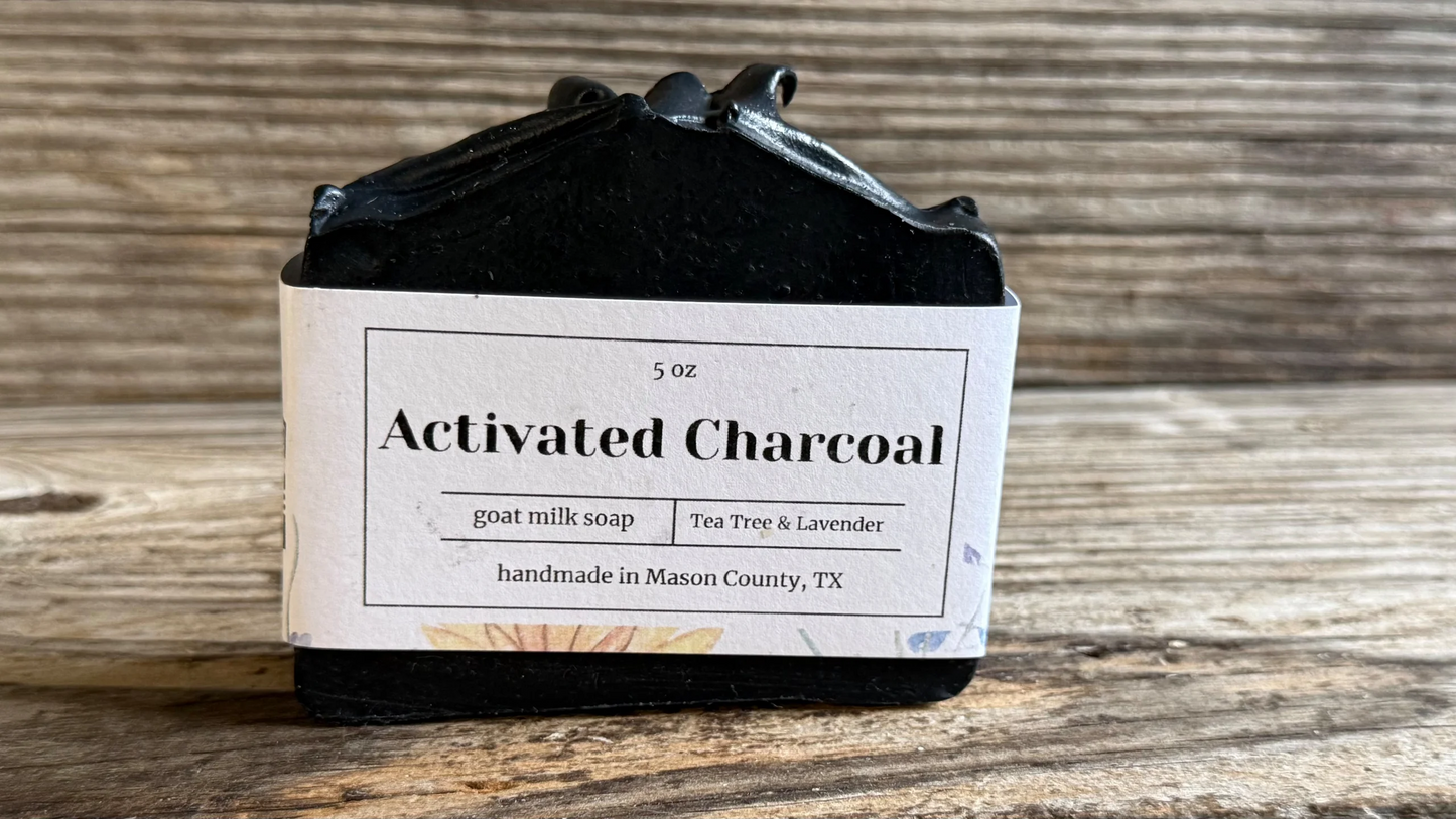 Activated Charcoal- Goats Milk Soap