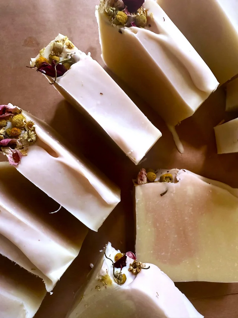 Chamomile & Rose                 -Goats Milk Soap