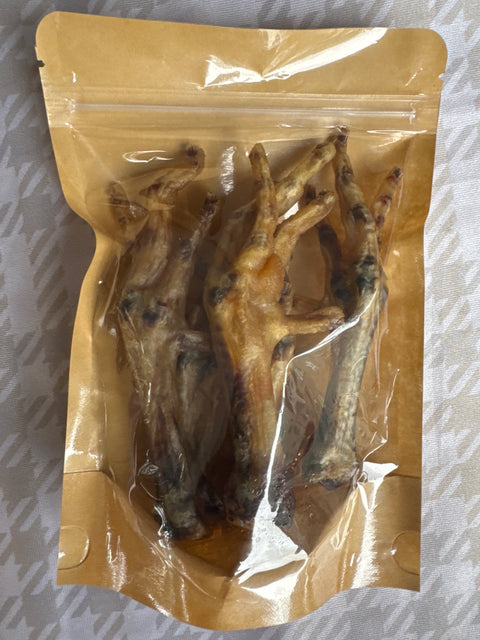 Dog Treats - Dehydrated Chicken Feet Pack (5 feet)