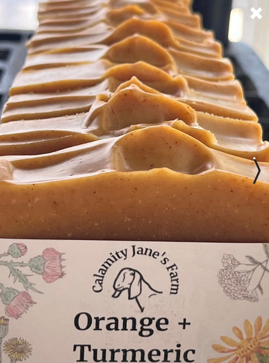 Orange + Turmeric Goat Milk Soap