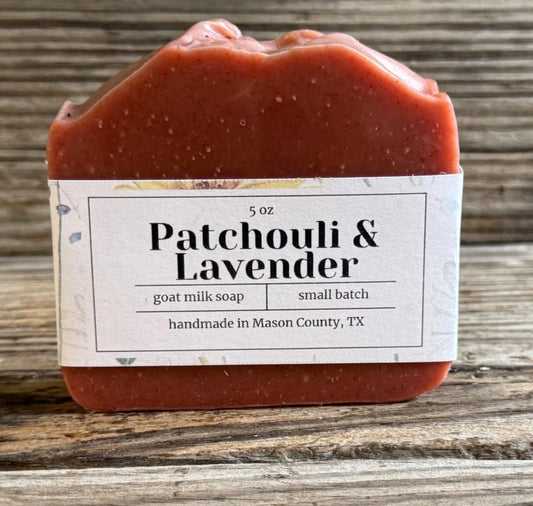 Patchouli & Lavender Goat Milk Soap