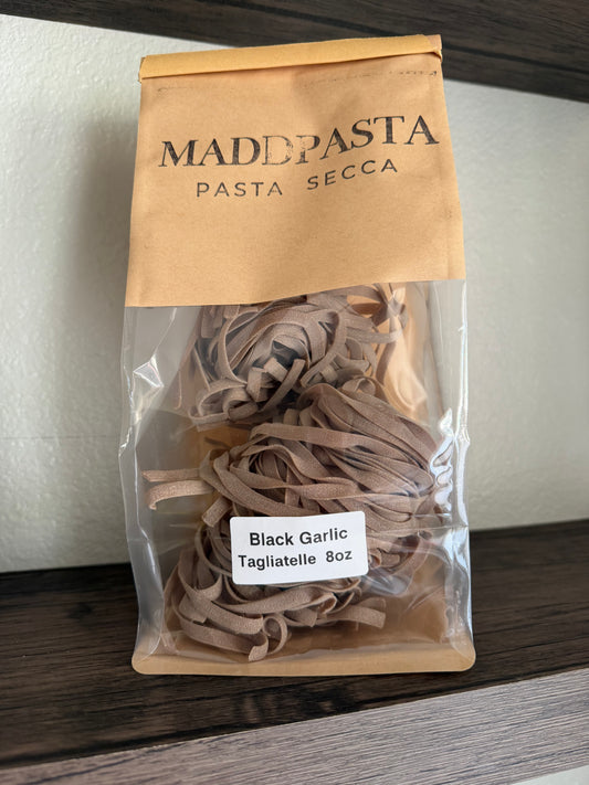Black Garlic Tagliatelle Pasta